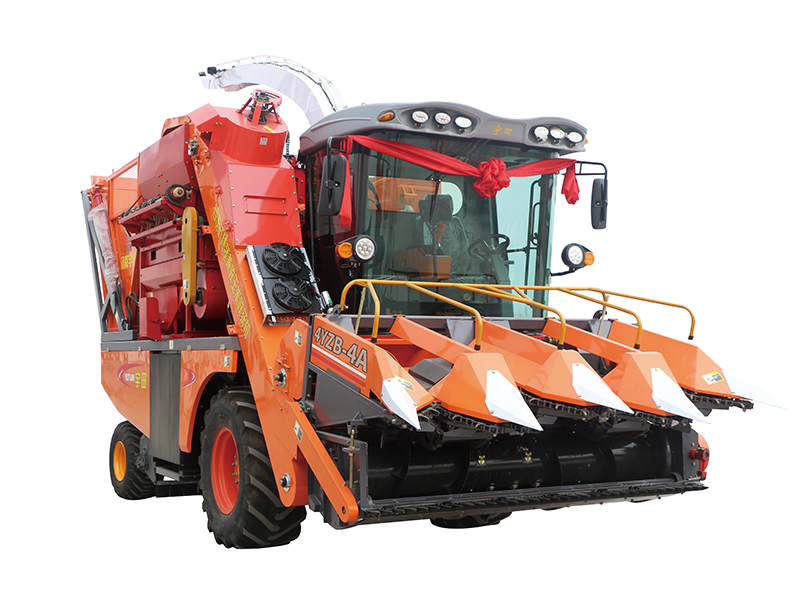 4YZB-4A自走式穗莖兼收玉米收獲機